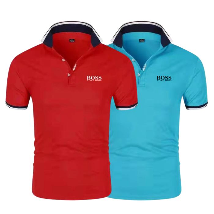 [KAUFEN SIE 1, BEKOMMEN SIE 2] 2er-Set Essential Polo-Shirts