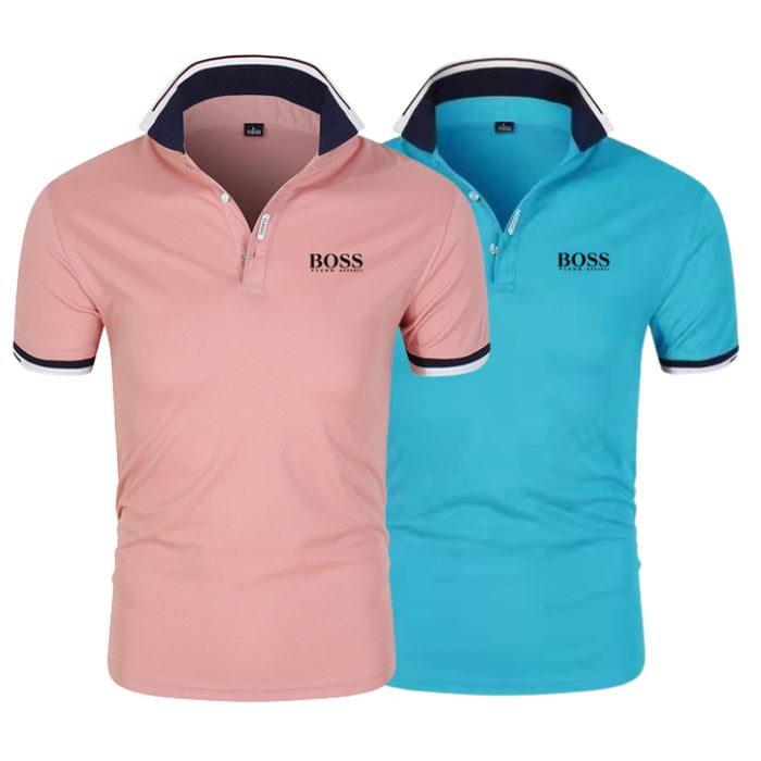 [KAUFEN SIE 1, BEKOMMEN SIE 2] 2er-Set Essential Polo-Shirts