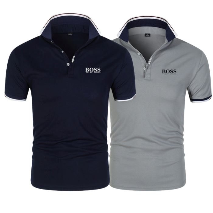 [KAUFEN SIE 1, BEKOMMEN SIE 2] 2er-Set Essential Polo-Shirts